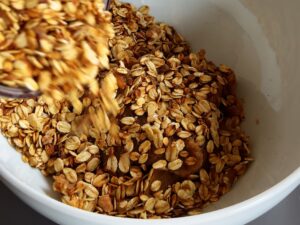 adding oats healthy granola bars